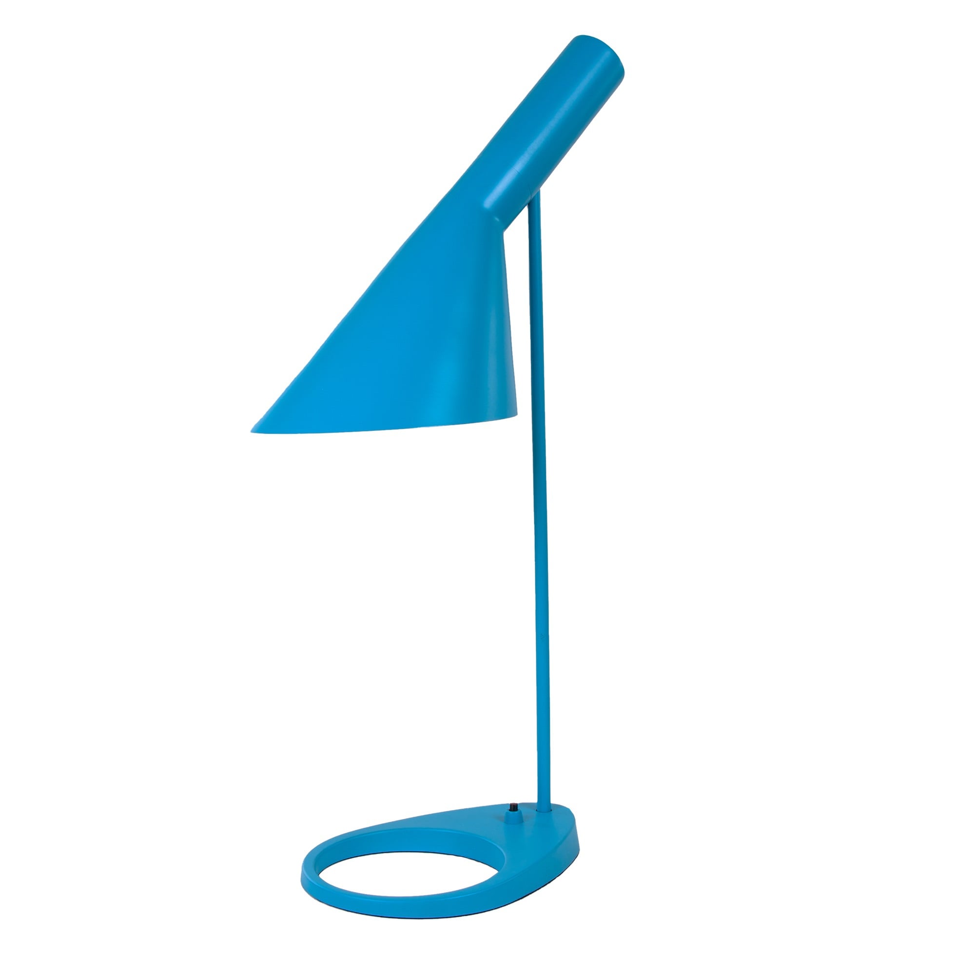 Arne Jacobsen style, Lampe de table DD D AJ Lampe bleu foncé