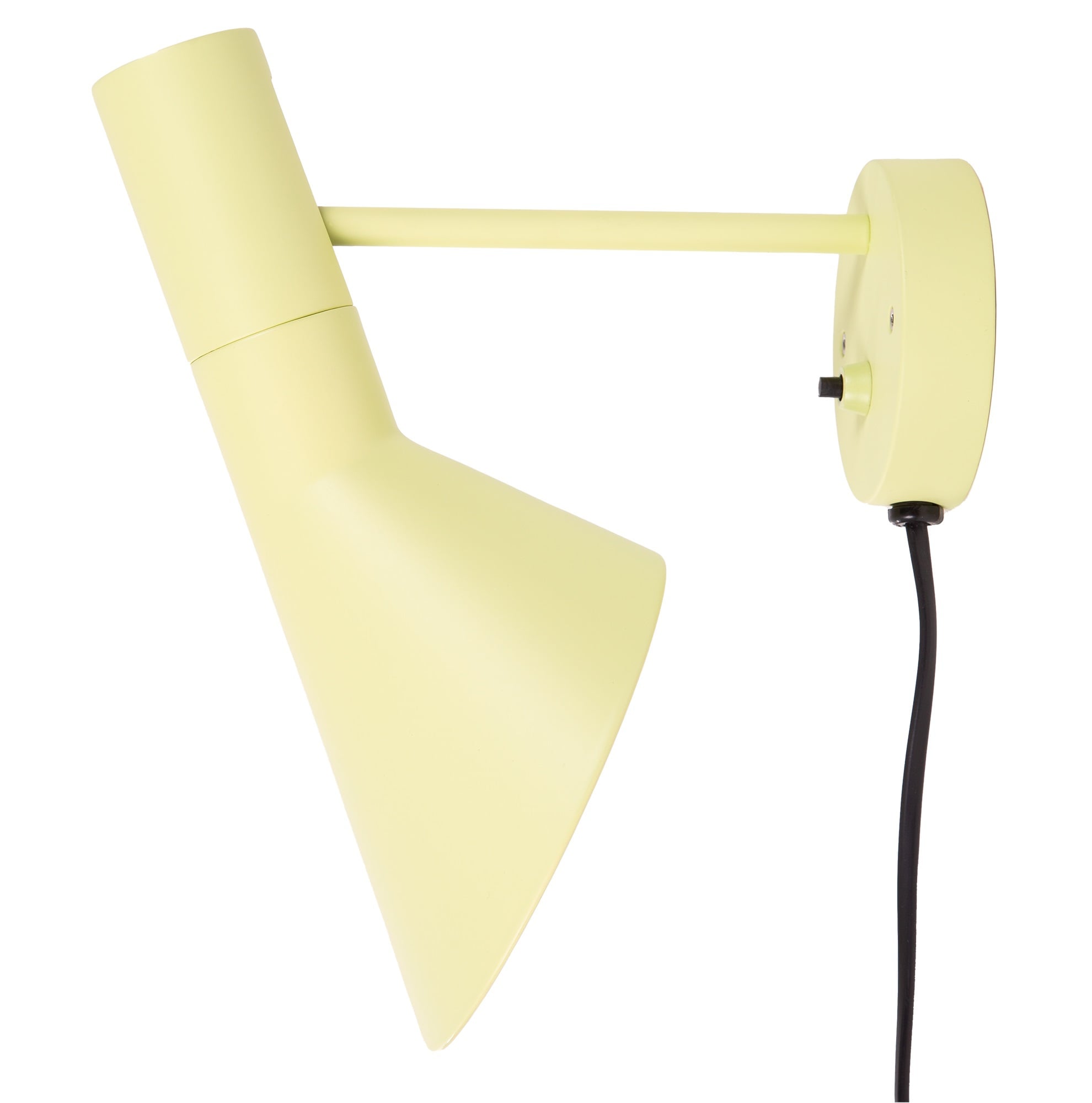 Arne Jacobsen style, Lampe murale DD D AJ Lampe jaune