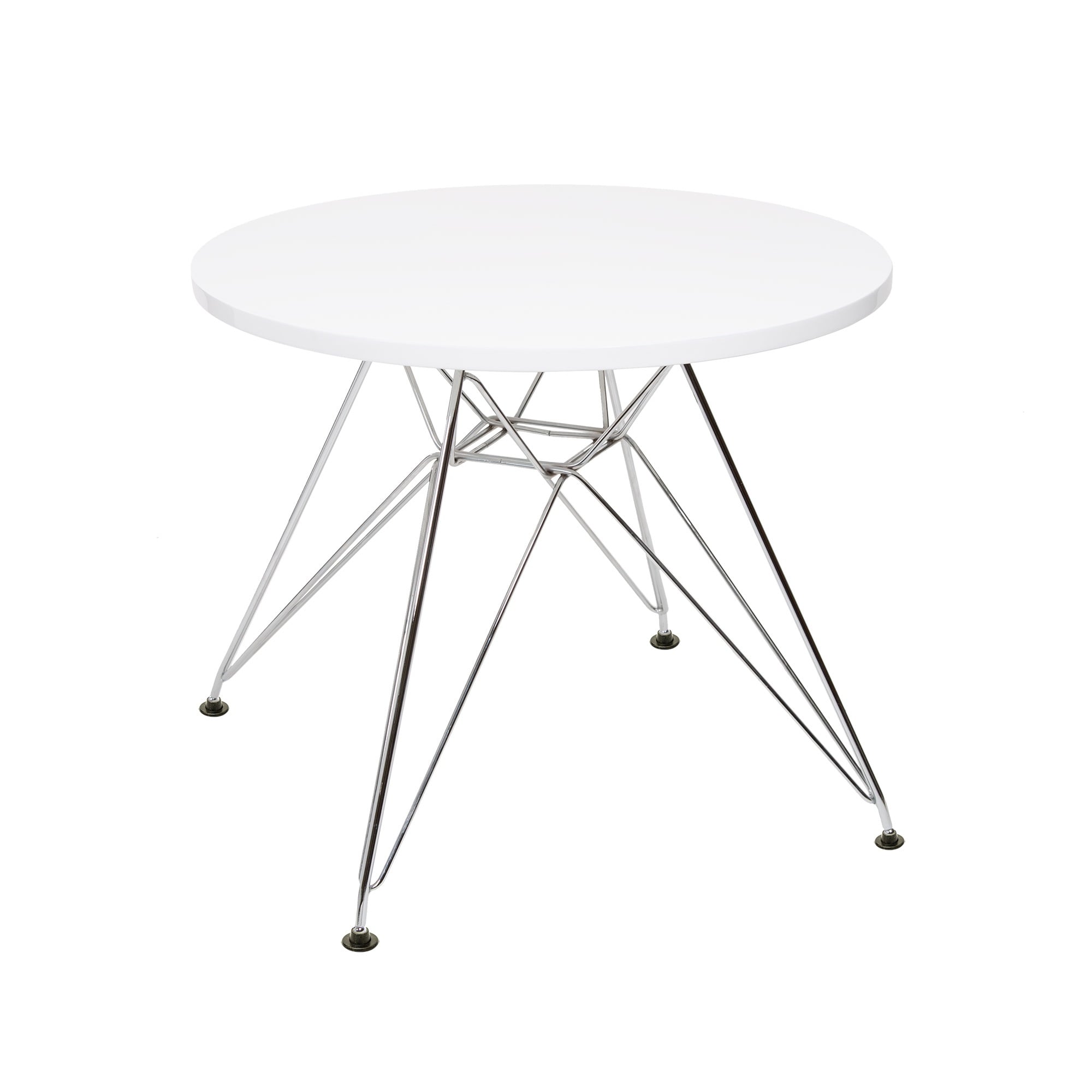 Charles Eames style, La table des enfants CTR ronde juniors blanc