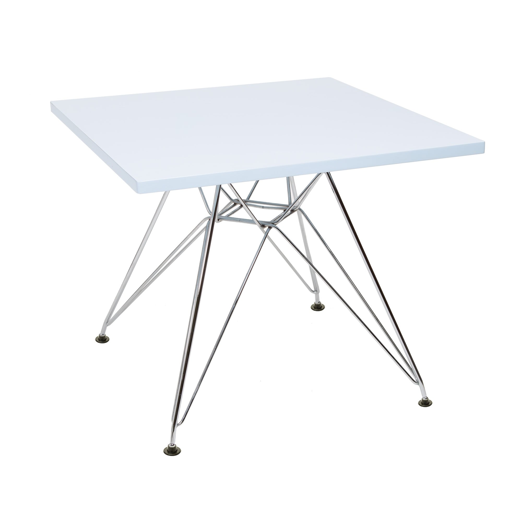 Charles Eames style, La table des enfants CTR carré juniors bleu clair