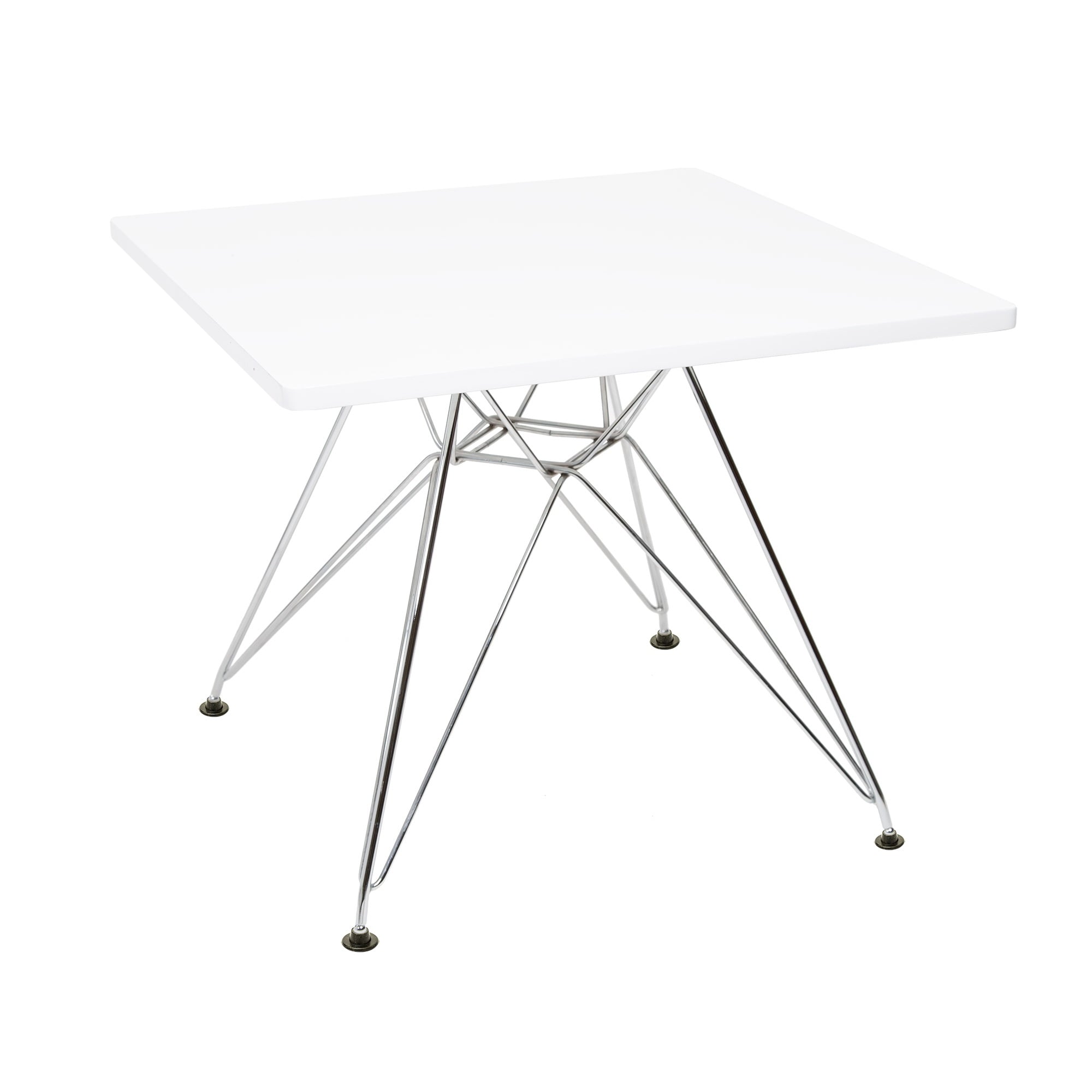 Charles Eames style, La table des enfants CTR carré juniors blanc