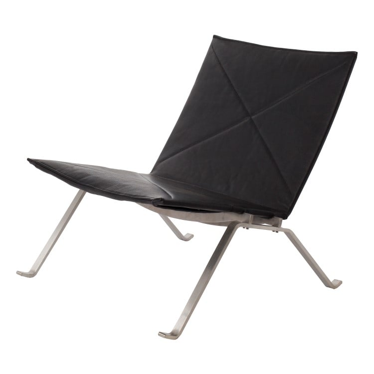 Poul Kjaerholm style, Fauteuil PK22 noir