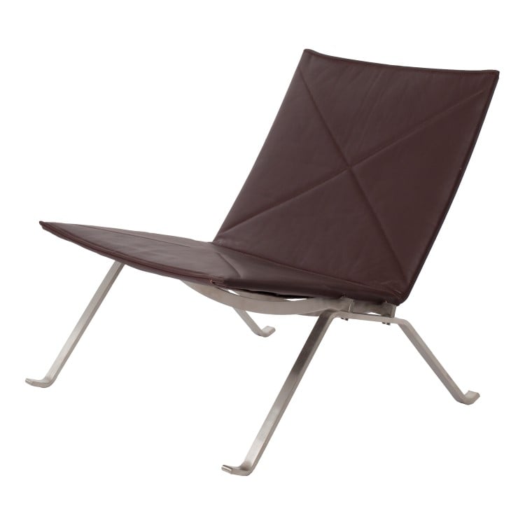 Poul Kjaerholm style, Fauteuil PK22 brun