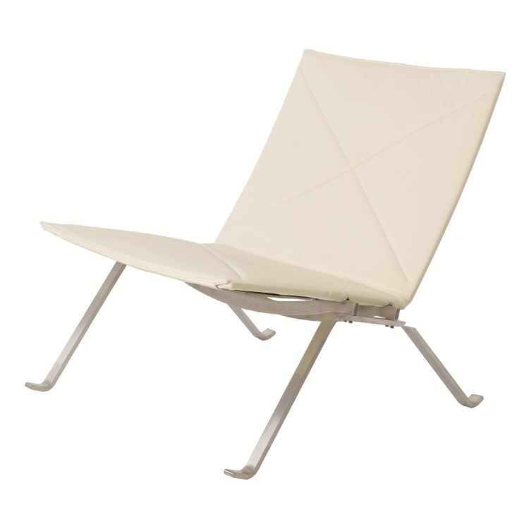 Poul Kjaerholm style, Fauteuil PK22 ivoire