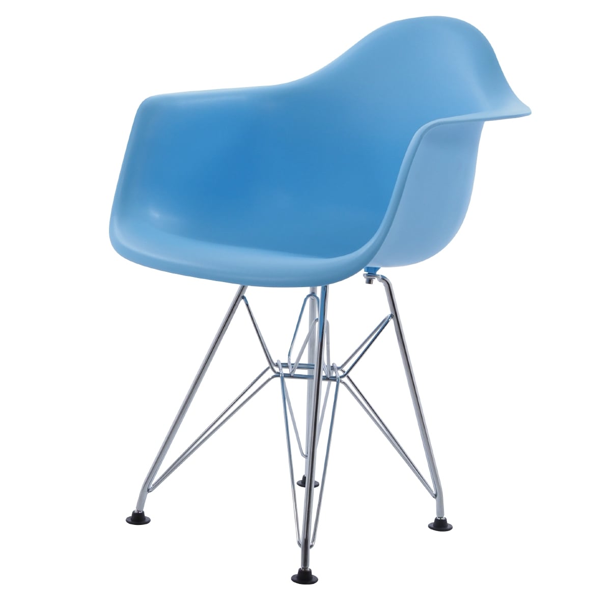 Charles Eames style, Chaise pour enfants DAR Enfants bleu clair