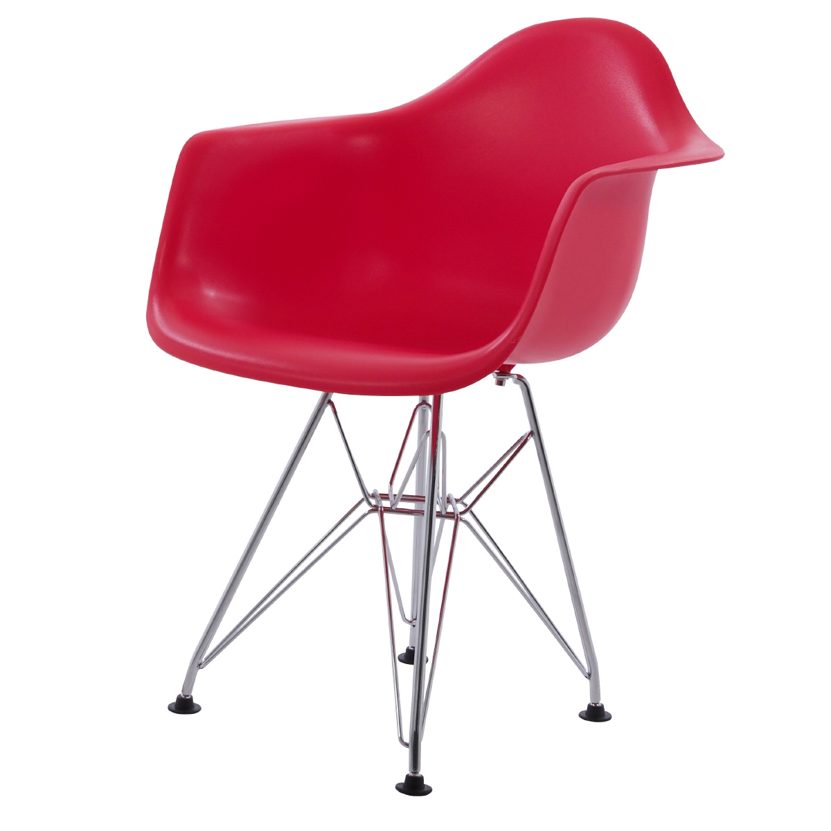 Charles Eames style, Chaise pour enfants DAR Enfants rouge