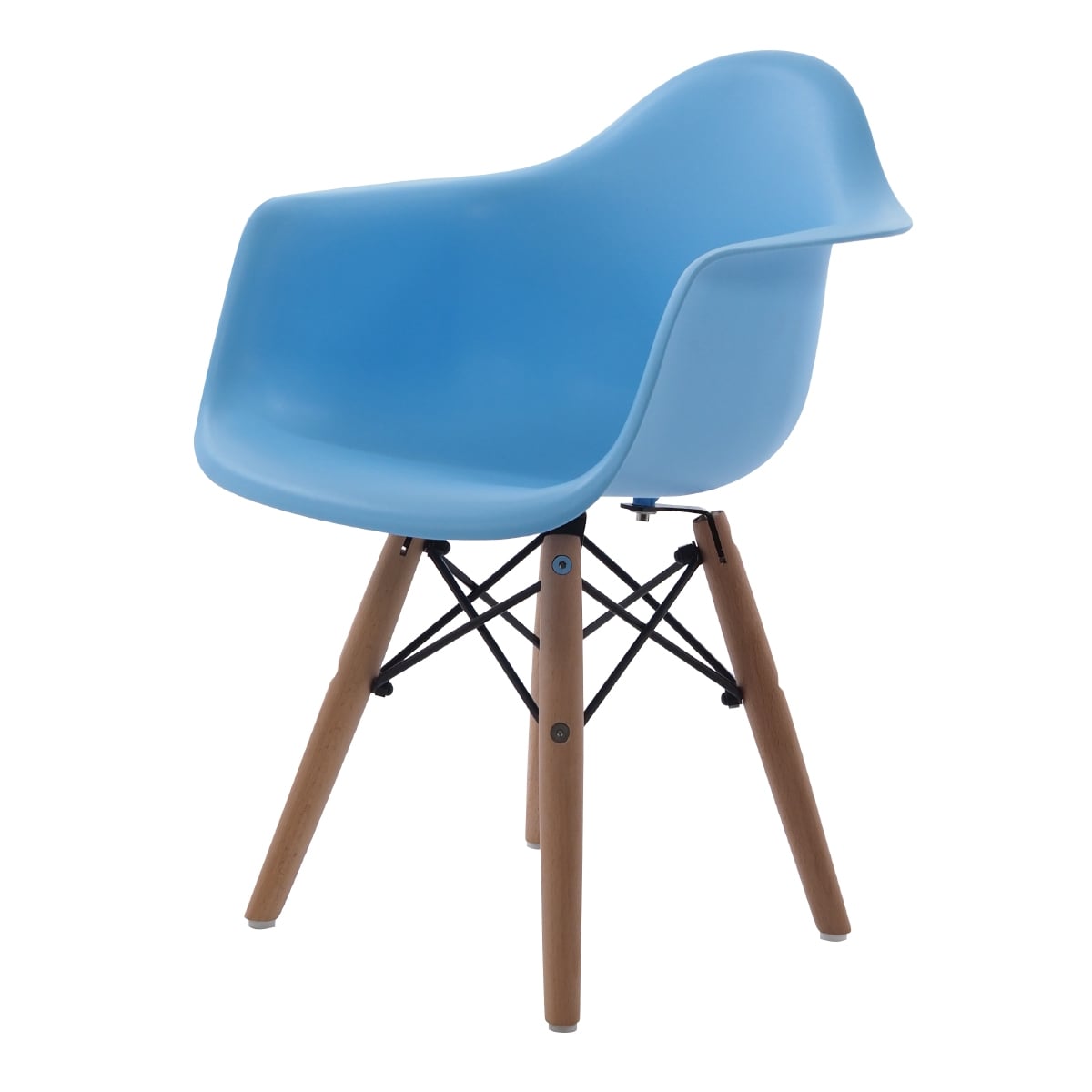 Charles Eames style, Chaise pour enfants DAW Enfants bleu clair