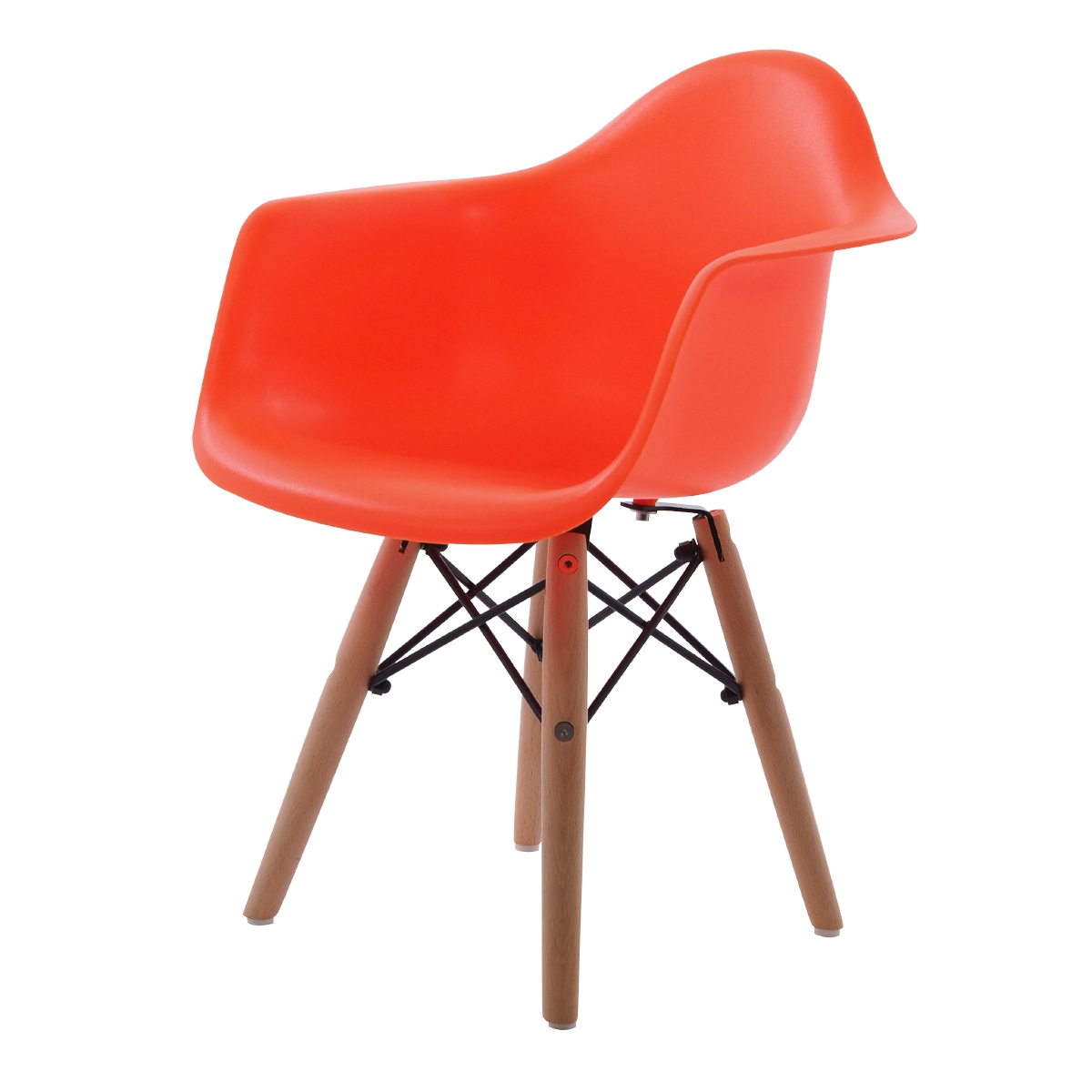 Charles Eames style, Chaise pour enfants DAW Enfants Neon Orange