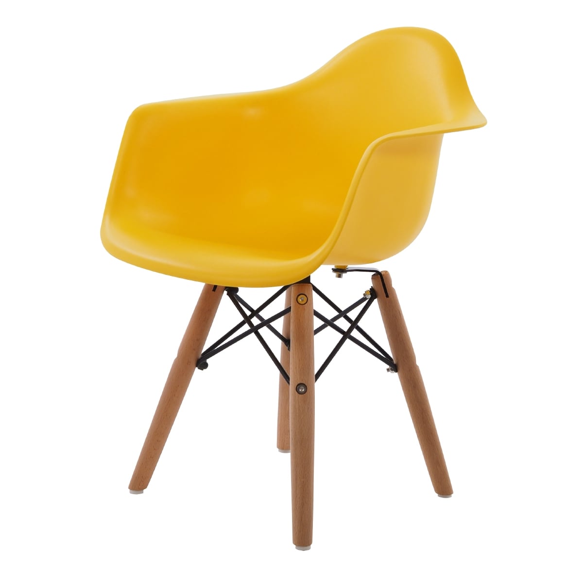 Charles Eames style, Chaise pour enfants DAW Enfants jaune