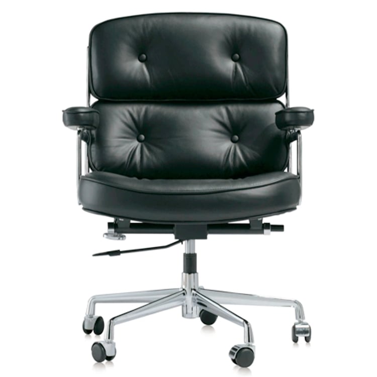 Charles Eames style, Chaise de bureau ES104 noir