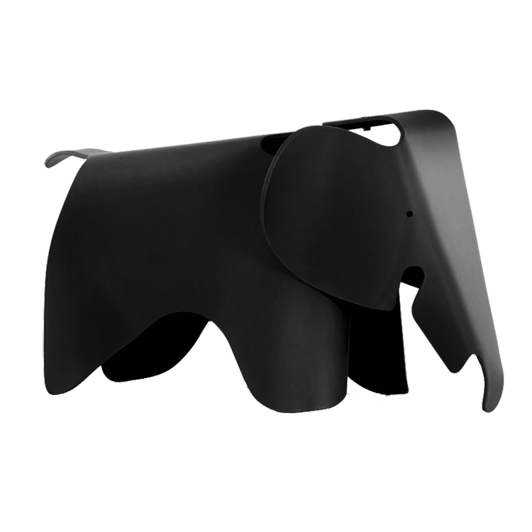 Charles Eames style, Chaise éléphant Elephant Enfants noir