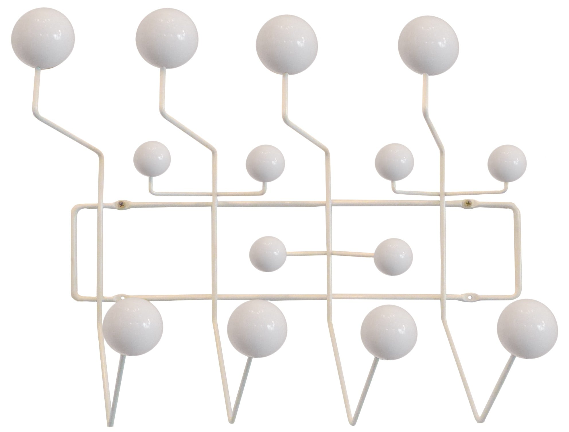 Charles Eames style, Cintre Accrocher tout blanc
