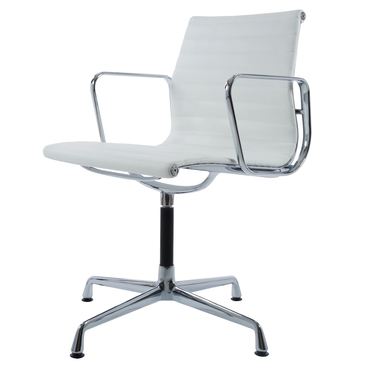 Charles Eames style, Président de la conférence EA108 cuir blanc