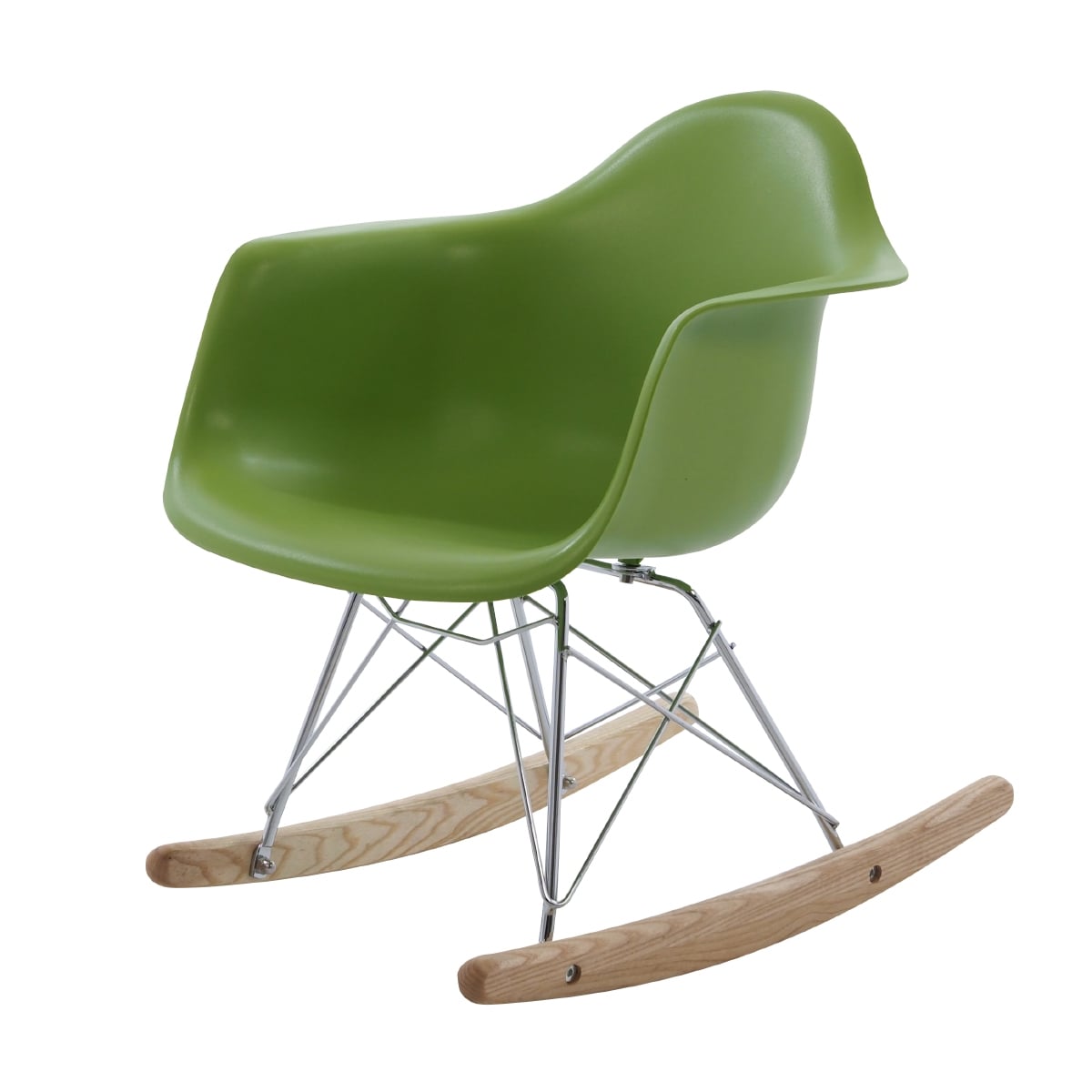 Charles Eames style, Fauteuil à bascule RAR Enfants chaux