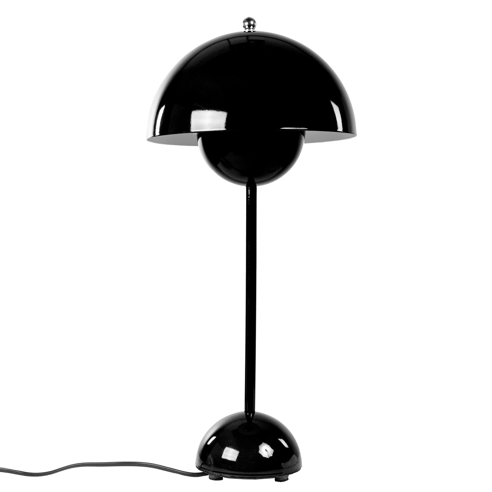 Verner Panton style, Lampe de table Pot de fleur VP3 noir