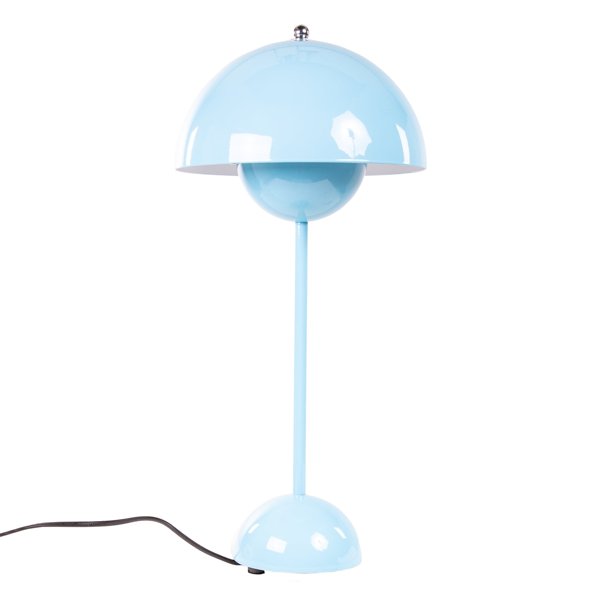 Verner Panton style, Lampe de table Pot de fleur VP3 bleu clair