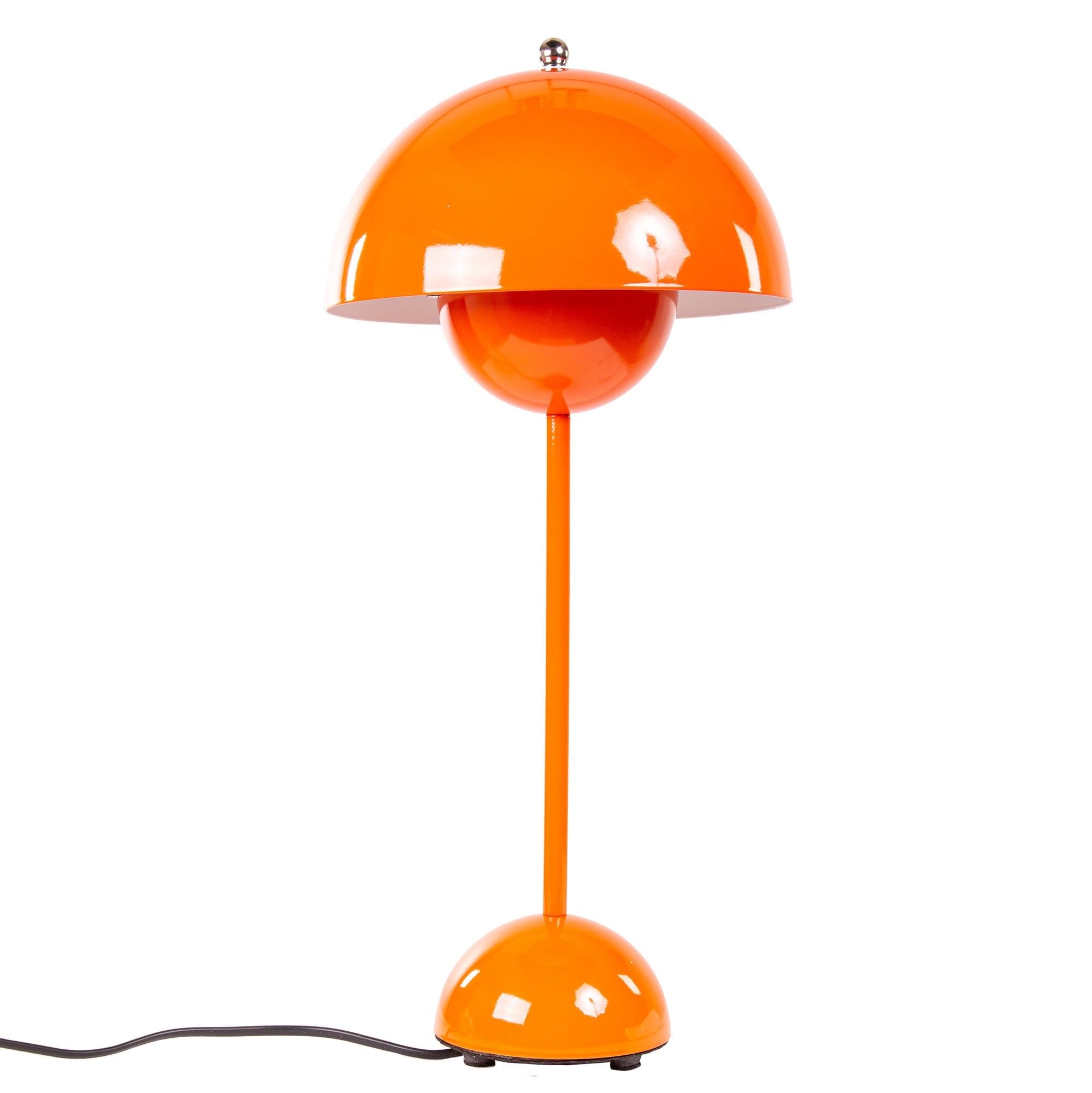 Verner Panton style, Lampe de table Pot de fleur VP3 orange