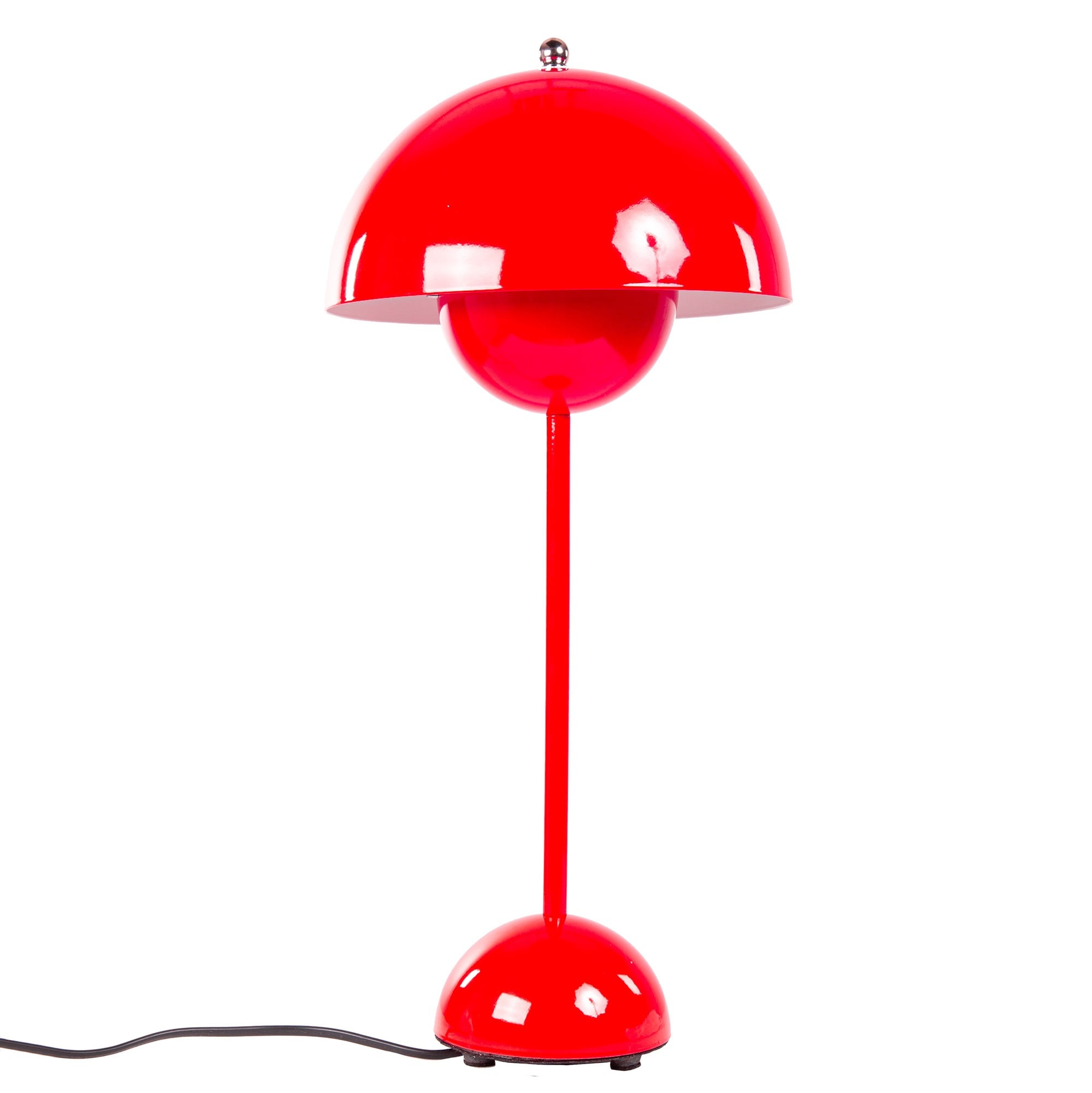Verner Panton style, Lampe de table Pot de fleur VP3 rouge