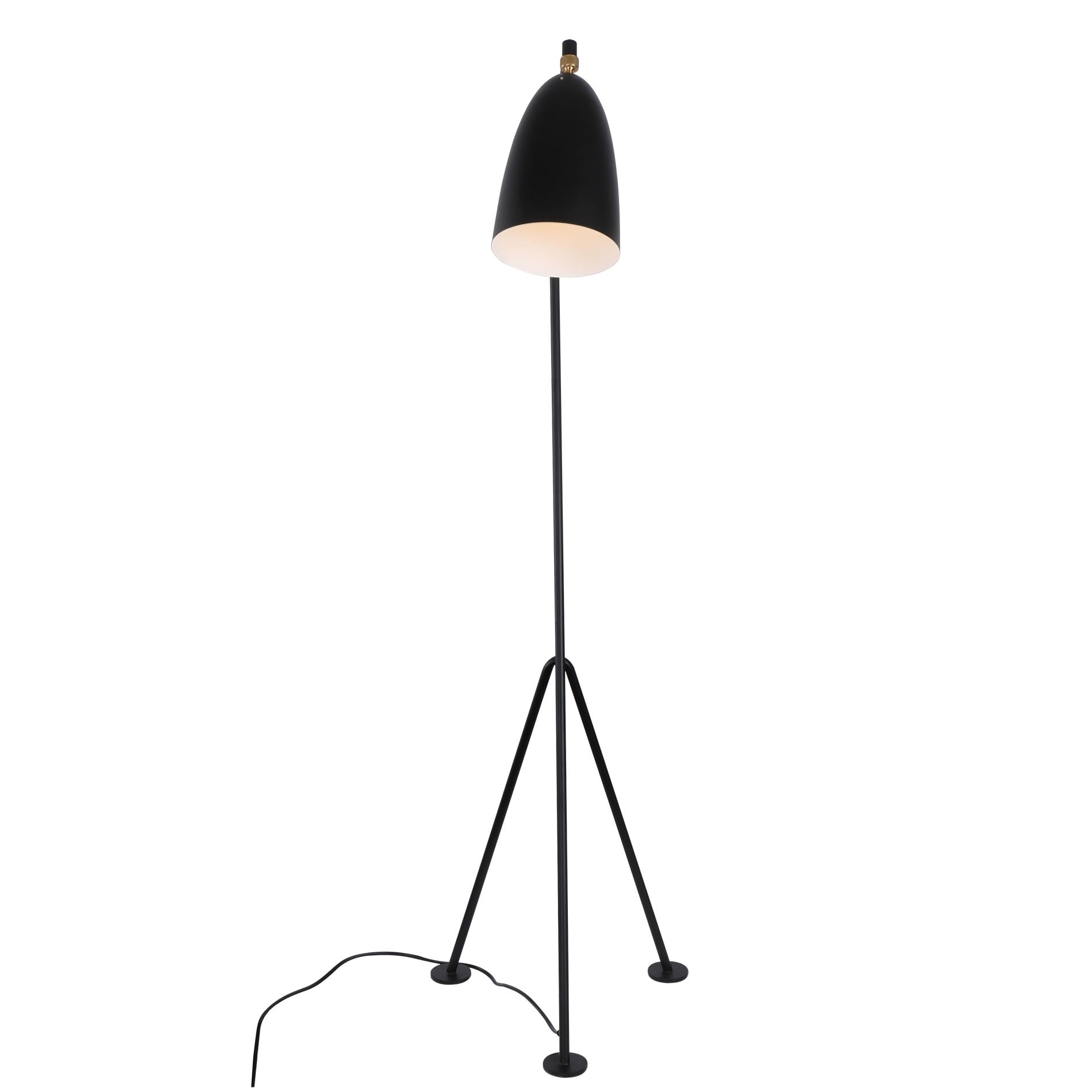 Greta Magnusson style, Lampe à suspension Gräshoppa noir