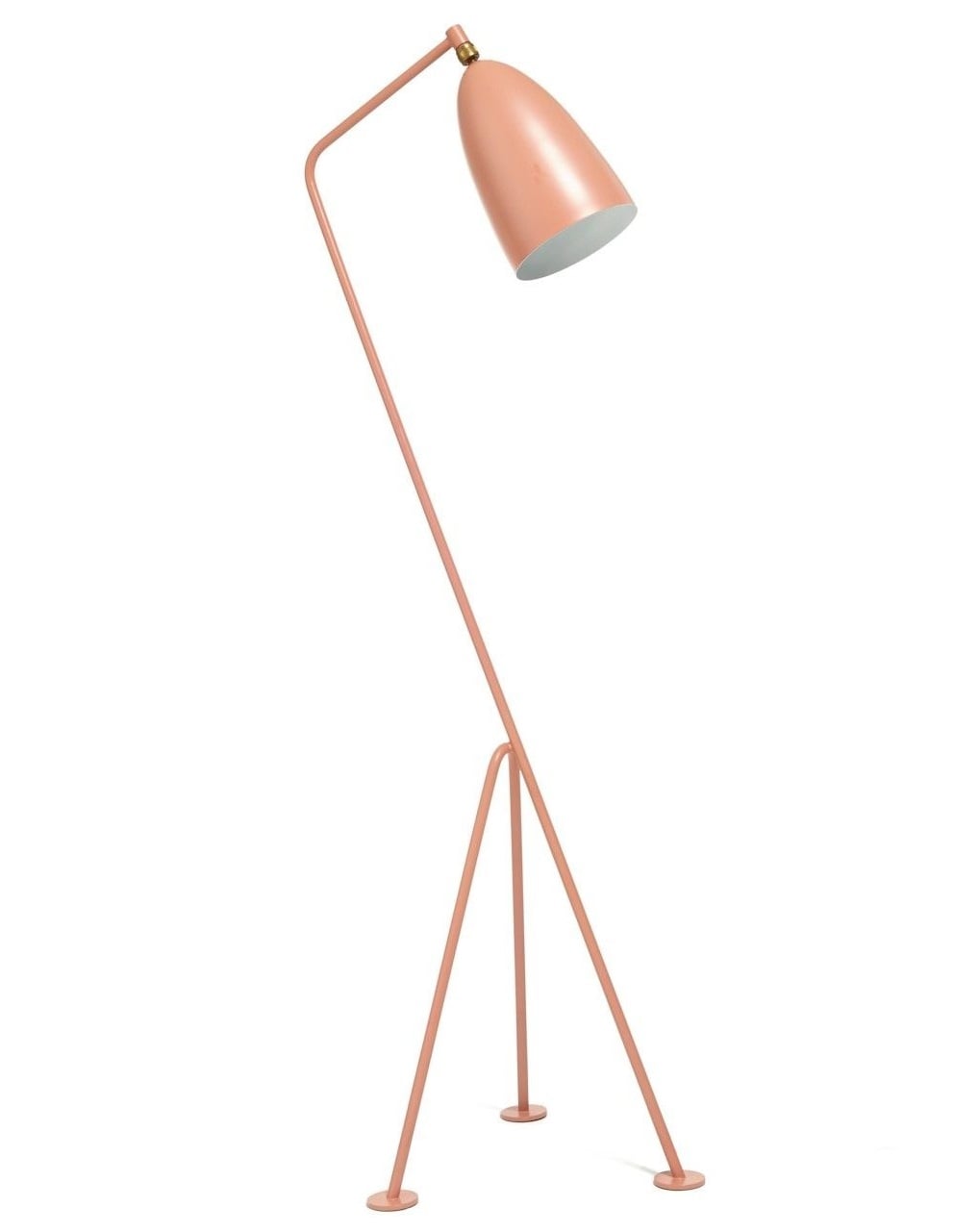 Greta Magnusson style, Lampe à suspension Gräshoppa corail