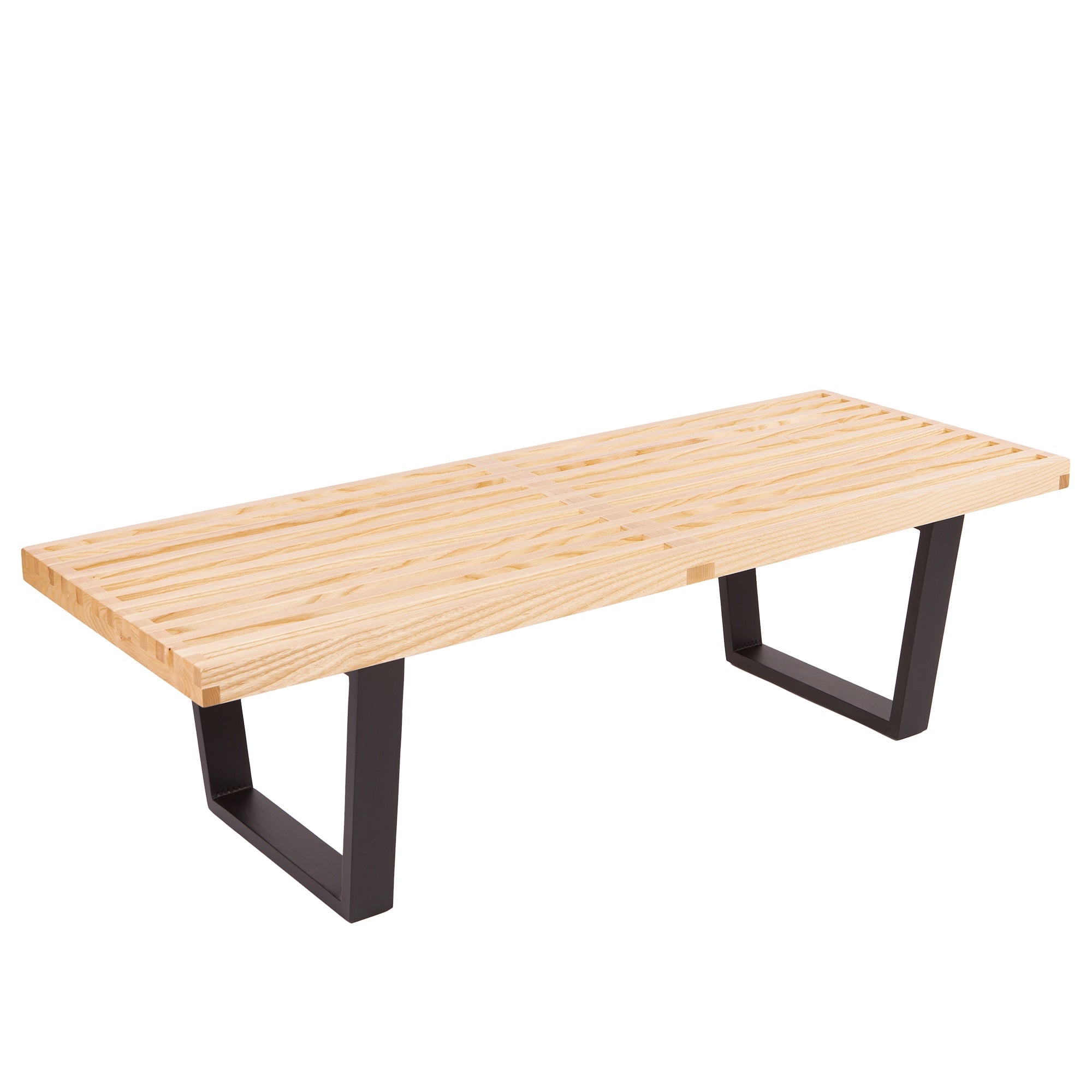 George Nelson style, Banque Nelson Bench chêne 123cm