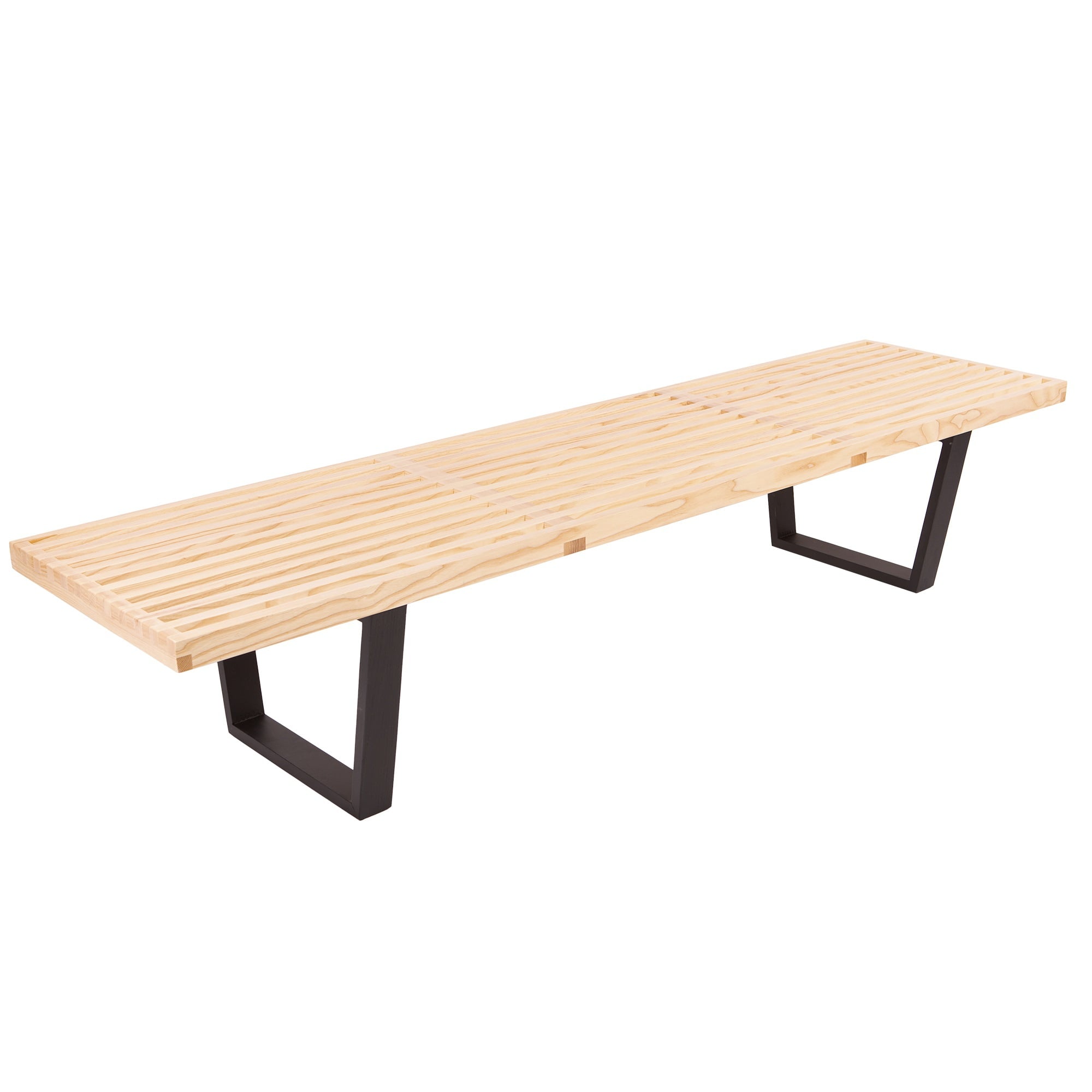 George Nelson style, Banque Nelson Bench chêne 183cm