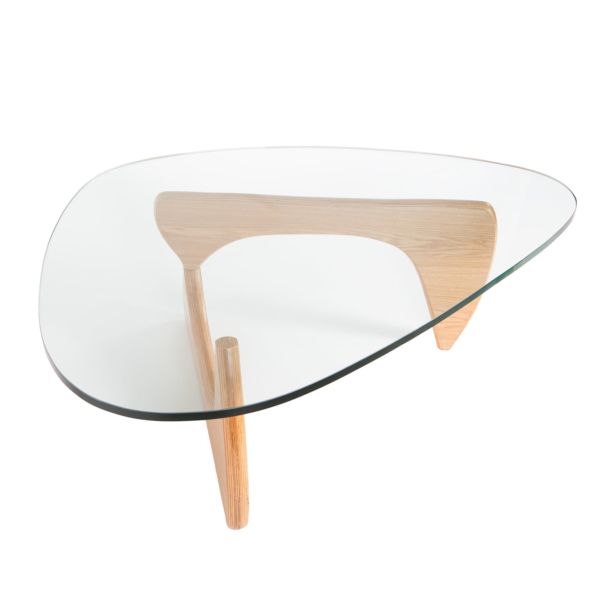 Isamu Noguchi style, Table basse Table Noguchi chêne