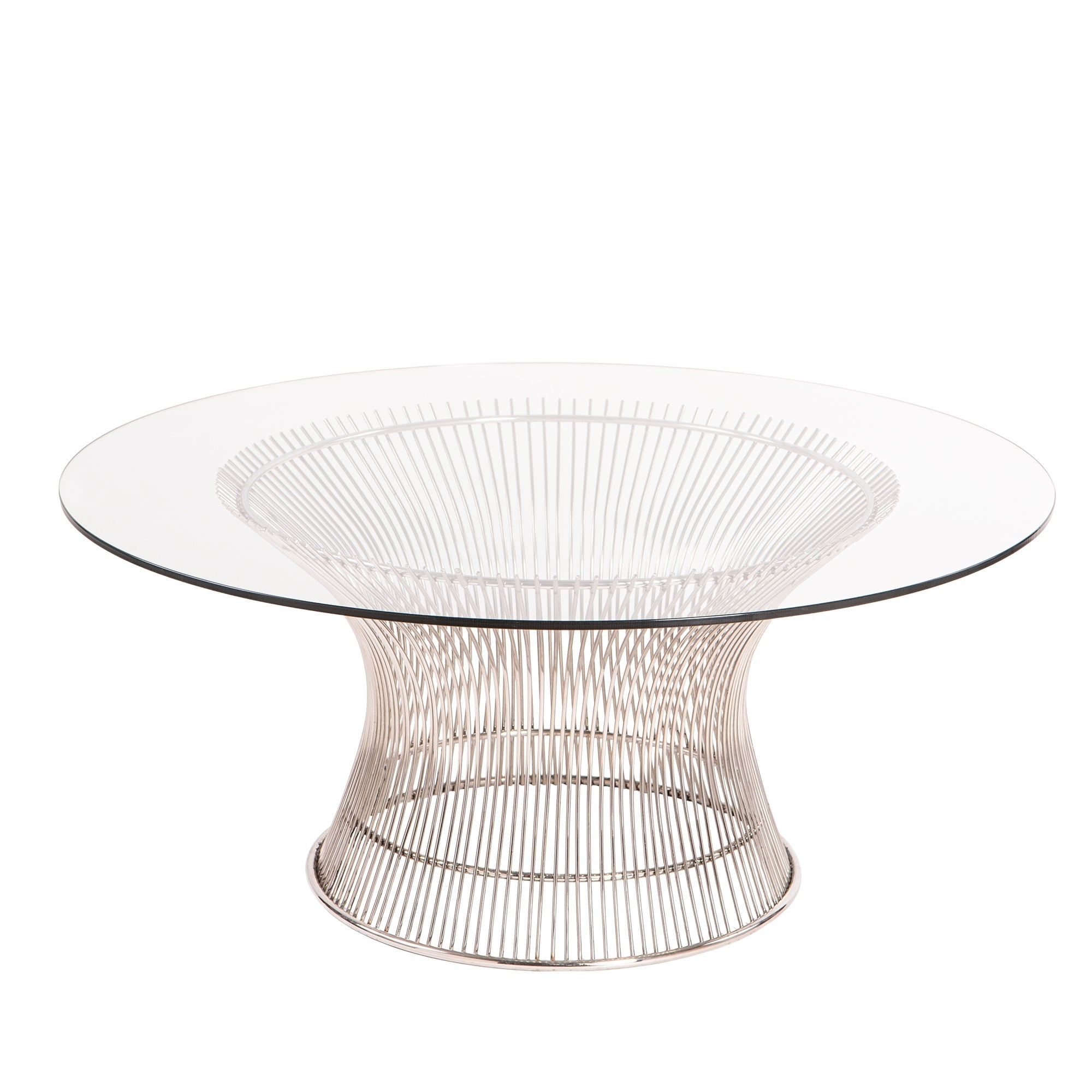 Warren Platner style, Table basse Wire table chrome