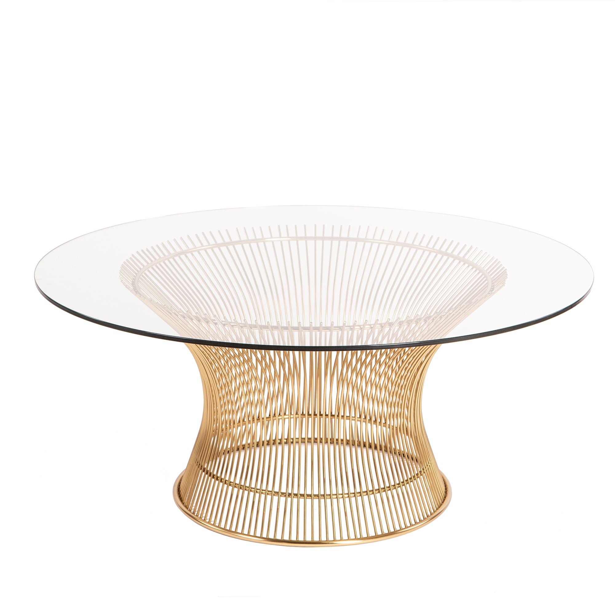 Warren Platner style, Table basse Wire table Or