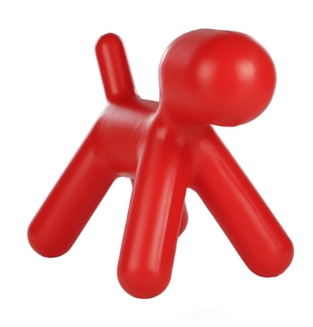 Eero Aarnio style, Chaise pour enfants Puppy chair petit rouge