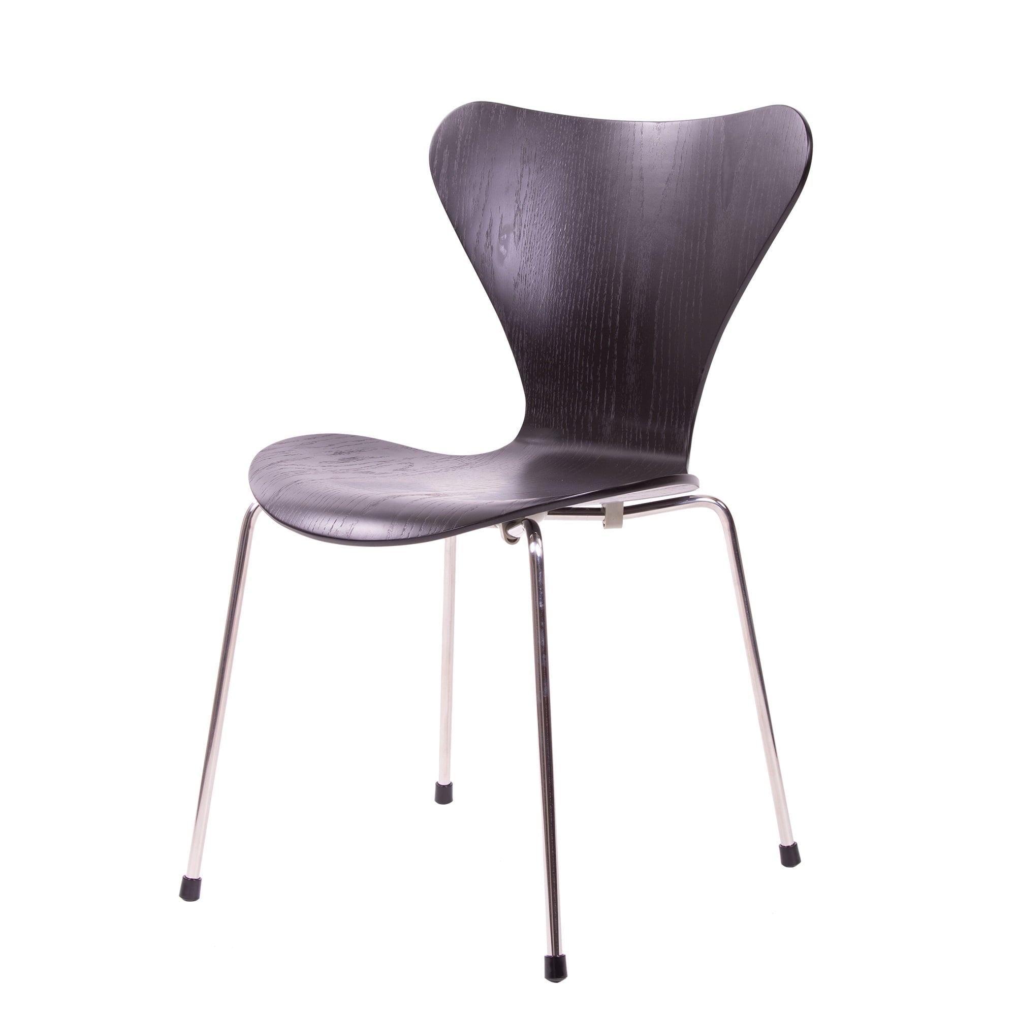 Arne Jacobsen style, Chaise de salle à manger série papillon noir