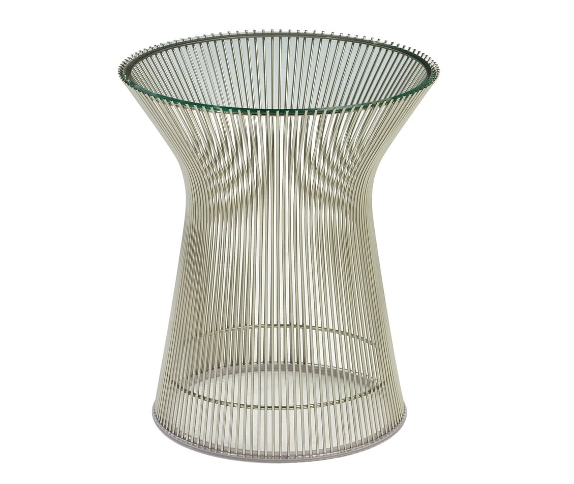 Warren Platner style, Table d'appoint Wire table chrome