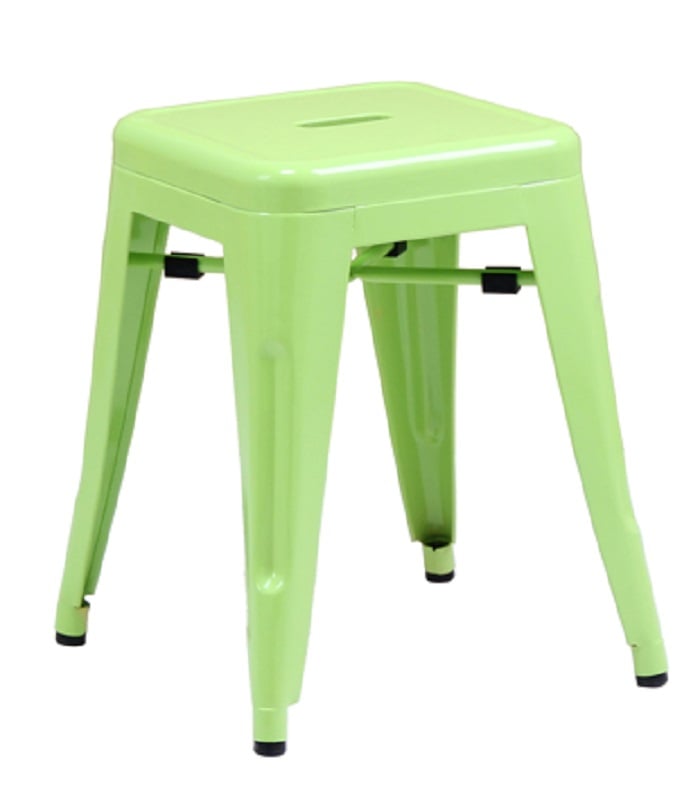 Xavier Pauchard style, Tabouret Tabouret de style Tolix 48cm mat clair
