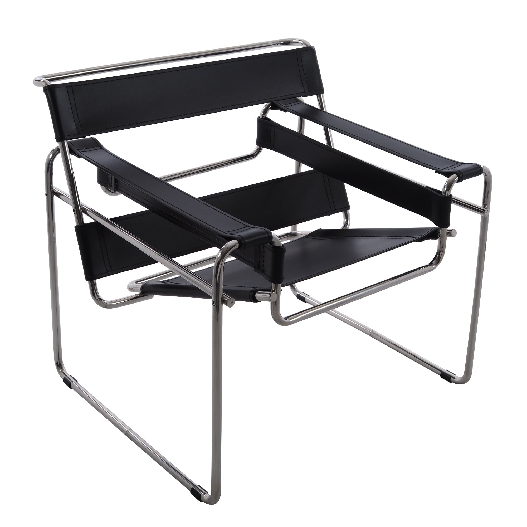 Marcel Breuer style, Fauteuil Wassily style noir