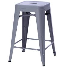 Xavier Pauchard style, Tabouret de bar Tabouret de style Tolix 66cm gris mat